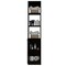 Tuhome Malaga Linen Cabinet, Two Interior Shelves, Three External Shelves, Single Door, Black MLW5538 - alternate 3